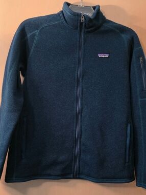 Patagonia Women's Better Sweater® Fleece Jacket Dark Borealis Green Size Large